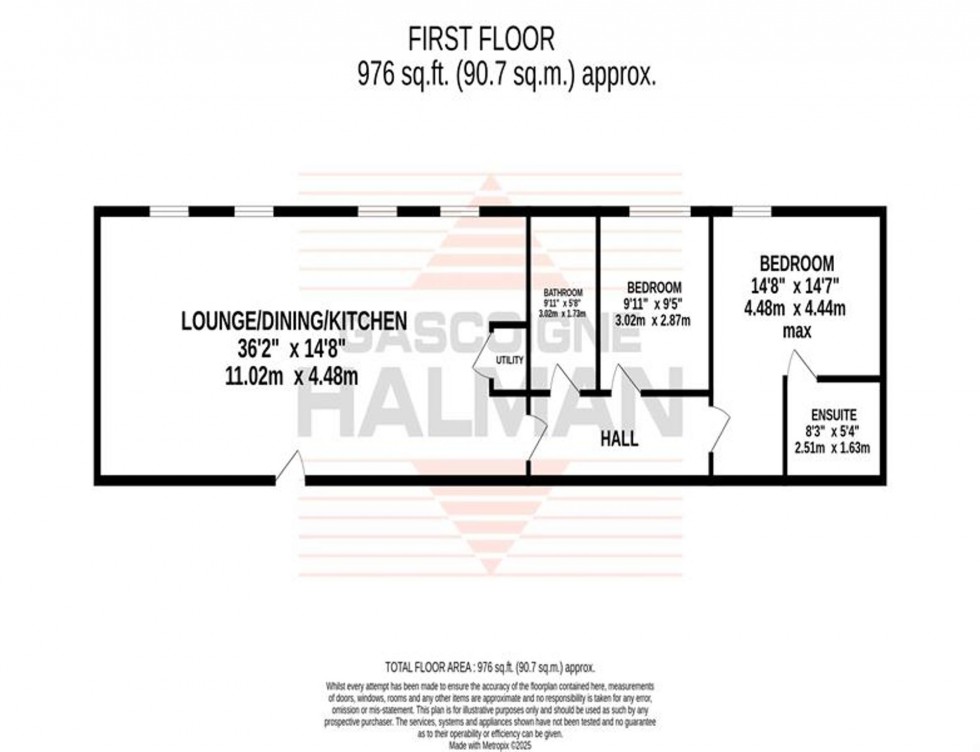 Floorplan for Park Avenue, Sale, M33