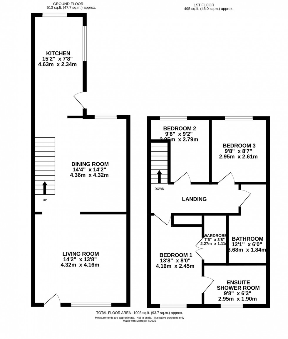 Floorplan for Pine Street, Woodley, SK6