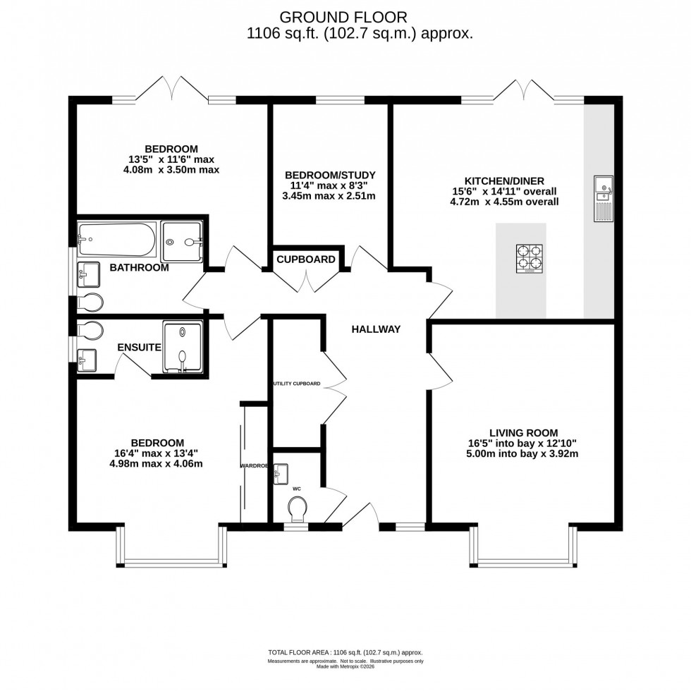 Floorplan for Fuchsia Way, Holmes Chapel, CW4