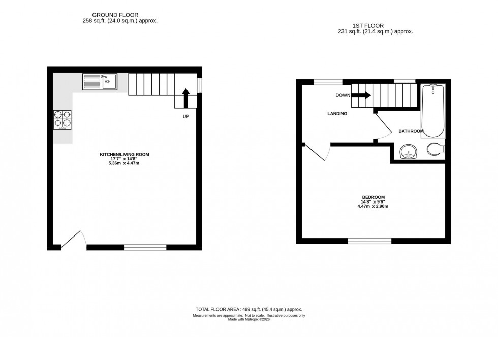 Floorplan for Hardcastle Mews, Chapel-En-Le-Frith, SK23