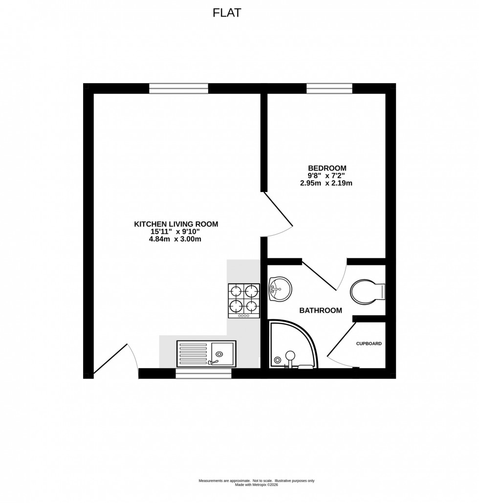 Floorplan for Hardcastle Mews, Chapel-En-Le-Frith, SK23