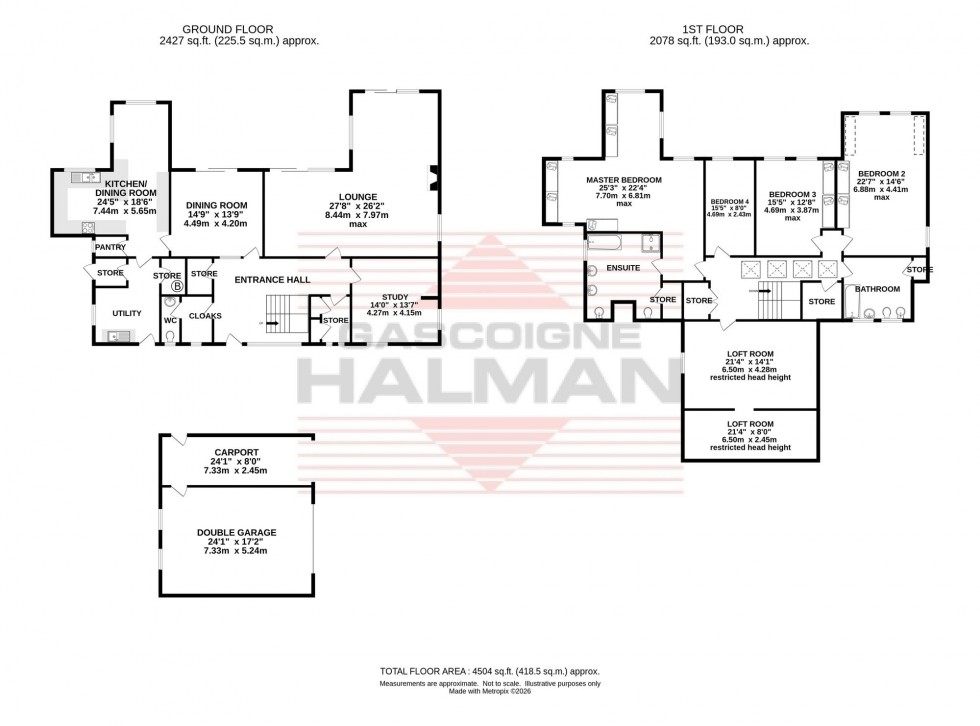 Floorplan for 34 Willowmead Drive, Prestbury, SK10