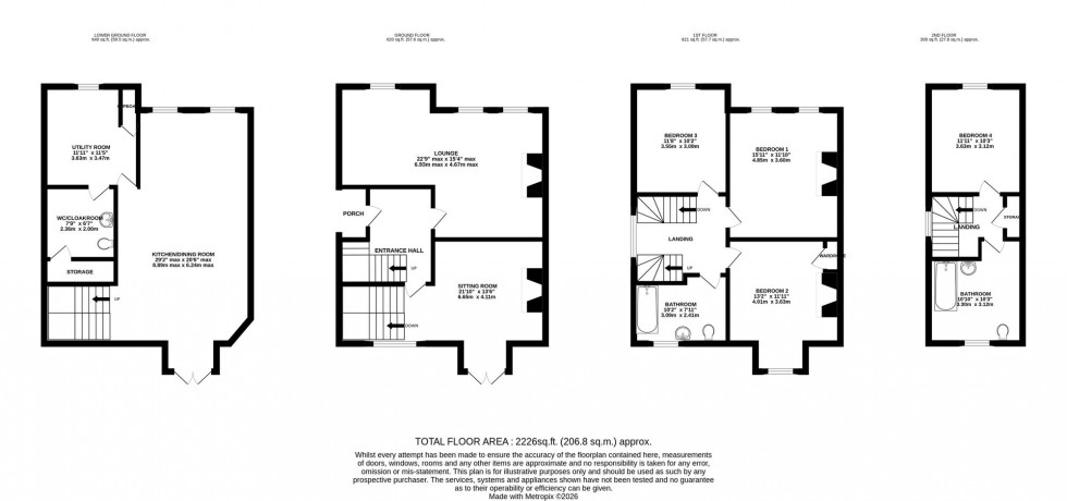 Floorplan for Harboro Road, Sale, M33
