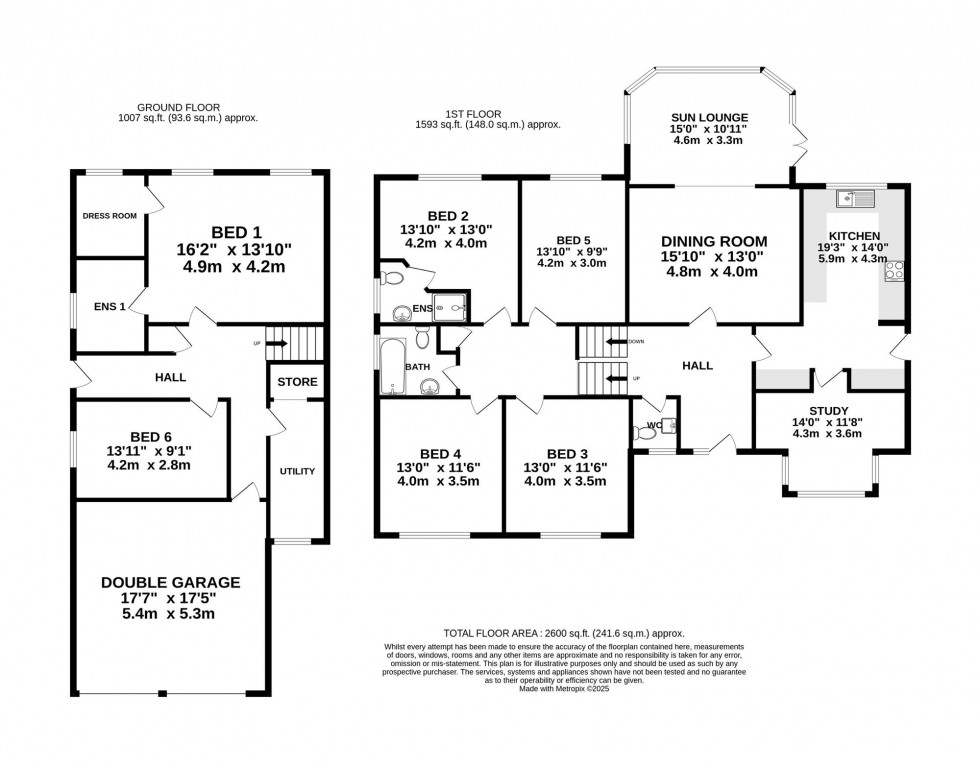 Floorplan for Carrwood, Hale Barns, WA15