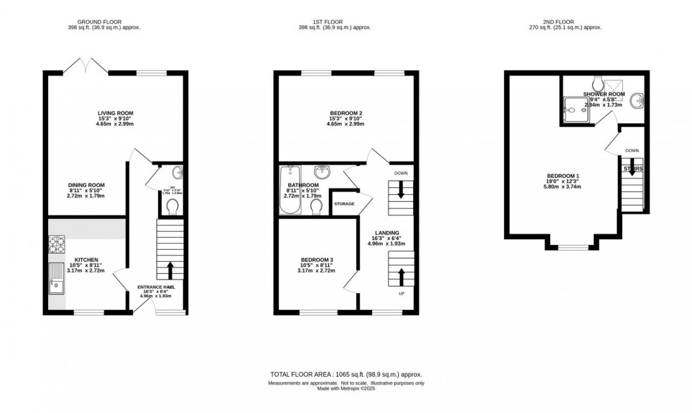 Floorplan for Yew Tree Road, Fallowfield, M14