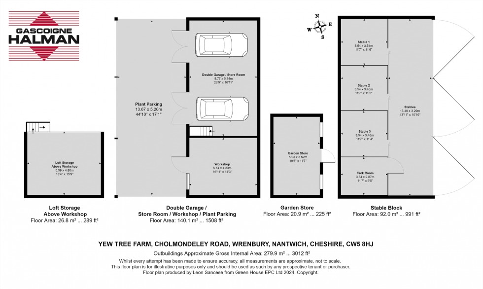 Floorplan for Cholmondeley Road, Wrenbury, CW5