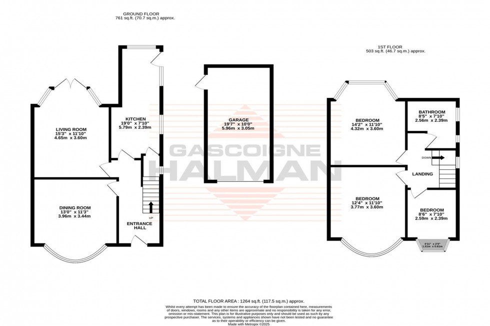 Floorplan for Barnfield Crescent, Sale, M33