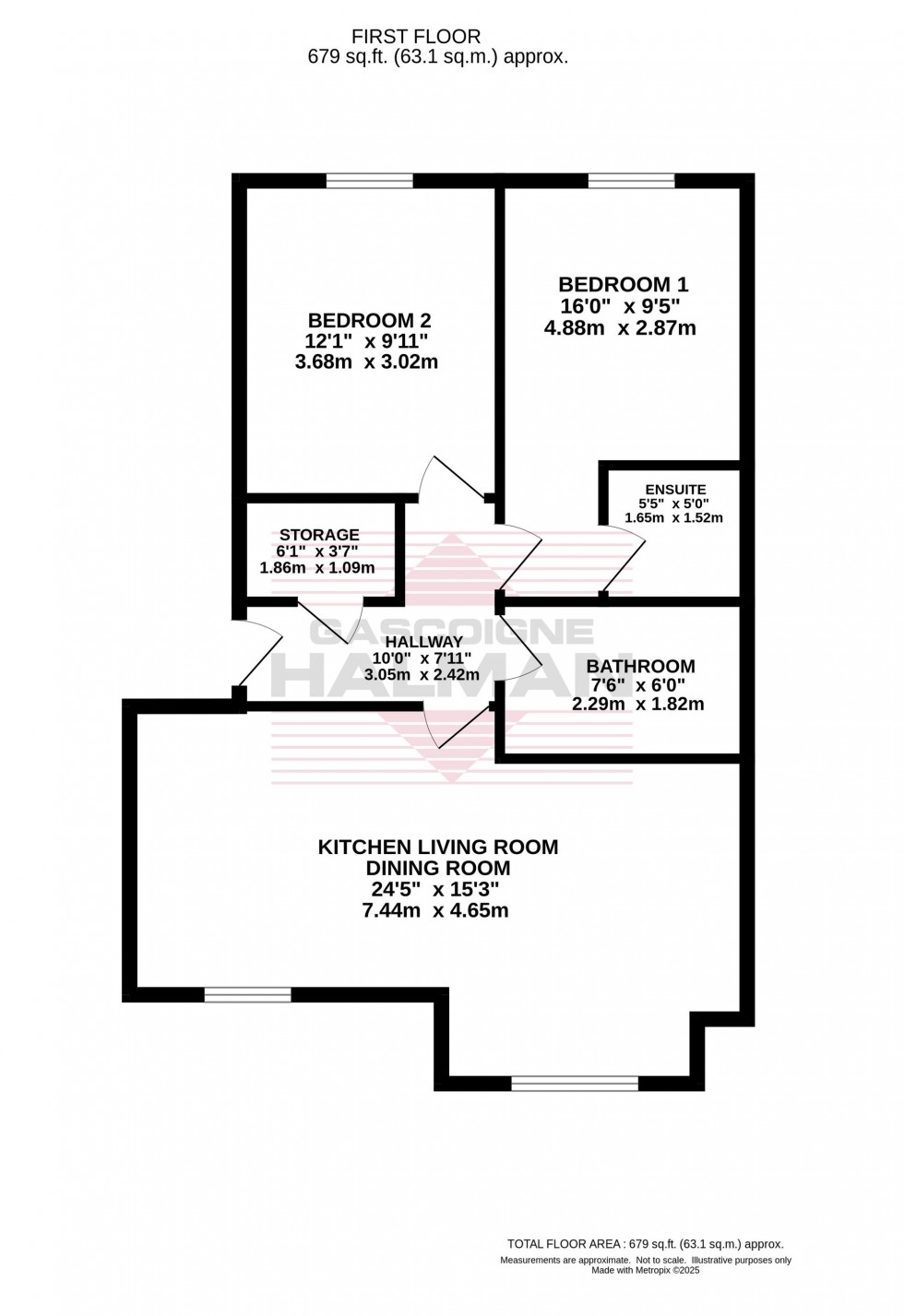 Floorplan for Hazel Road, Cheadle Hulme, SK8