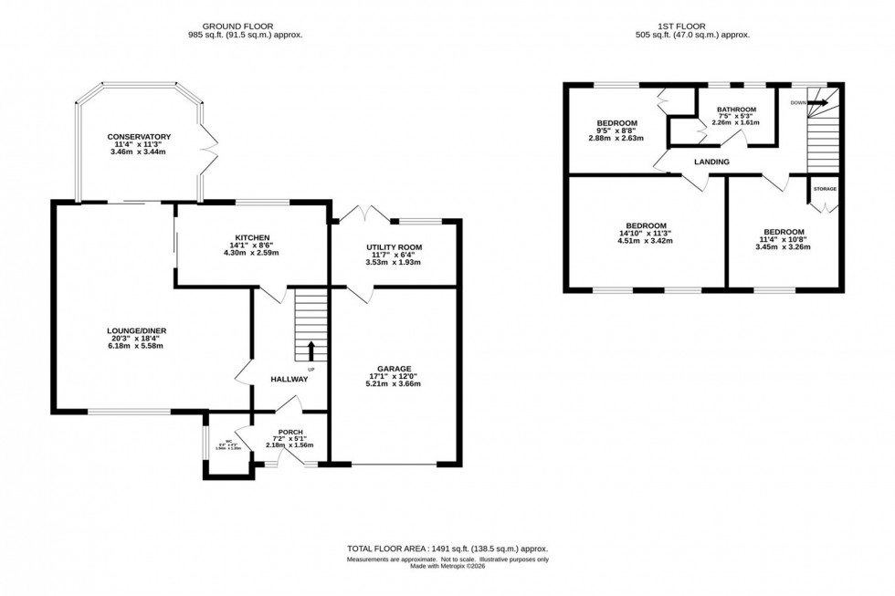 Floorplan for Harrington Drive, Gawsworth, SK11