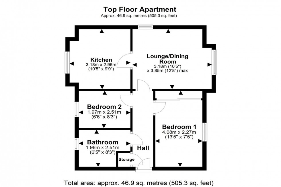 Floorplan for Mere View, Helsby, WA6