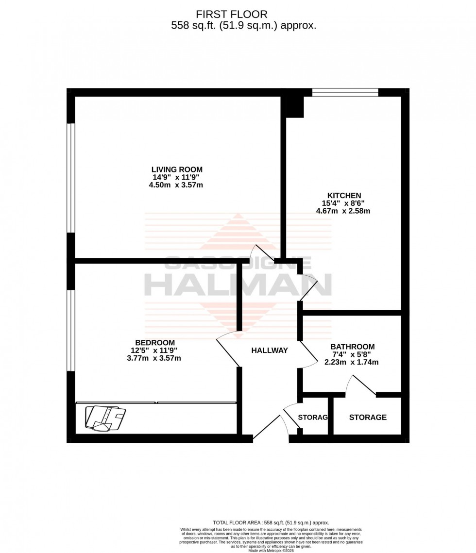 Floorplan for Melrose Avenue, Hollies Court Melrose Avenue, M33