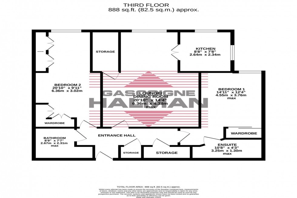 Floorplan for Oakfield, Sale, M33