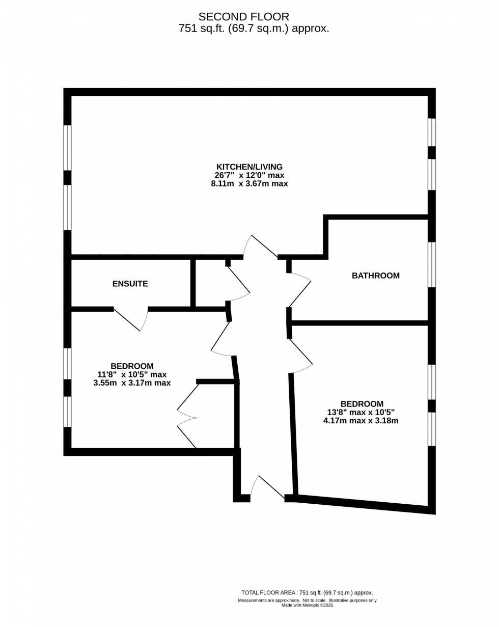 Floorplan for Jodrell Drive, Grappenhall, WA4