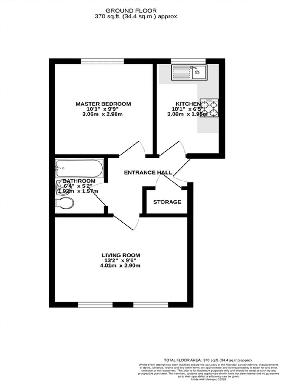 Floorplan for Newarth Drive, Lymm, WA13