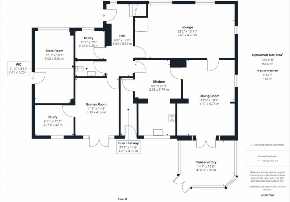 Floorplan for Grindley Bank, Mickle Trafford, CH2