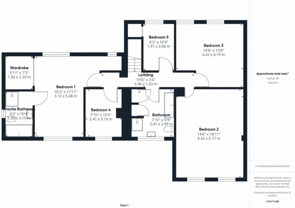 Floorplan for Grindley Bank, Mickle Trafford, CH2