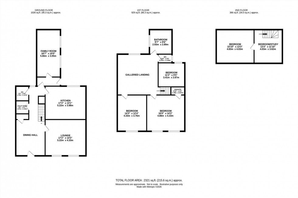 Floorplan for Byrons Lane, Macclesfield, SK11