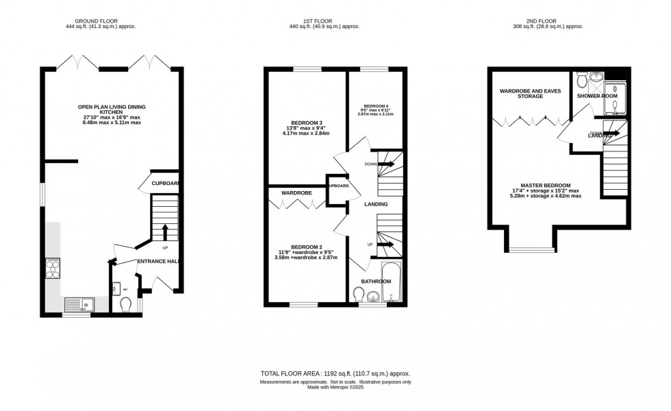 Floorplan for Holly Close, Holmes Chapel, CW4