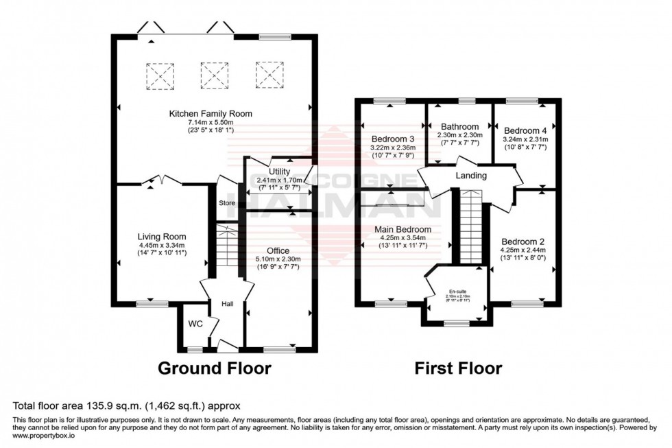 Floorplan for Blackthorn Road, Hazel Grove, SK7