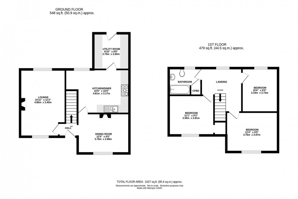 Floorplan for Buxton Road, Chapel-En-Le-Frith, SK23