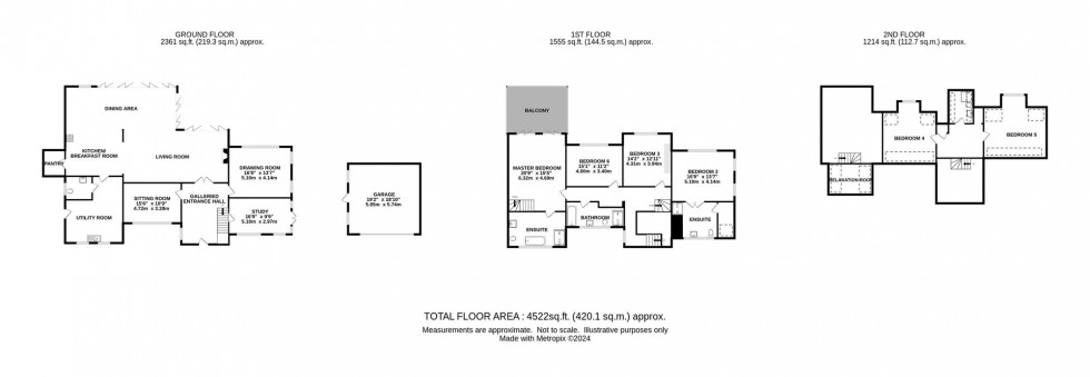 Floorplan for Scott Road, Prestbury, SK10