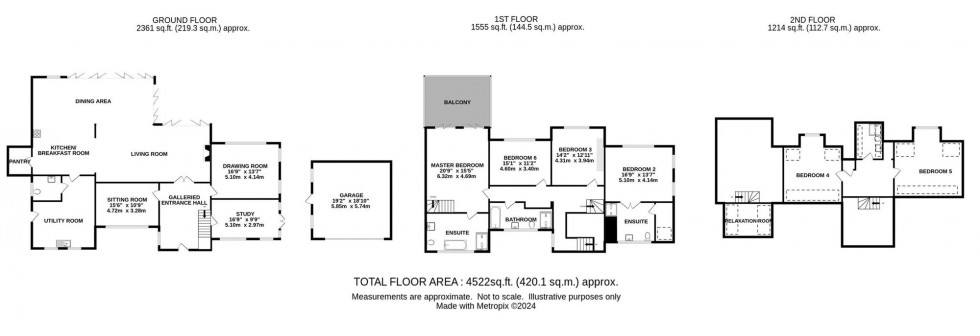 Floorplan for Scott Road, Prestbury, SK10