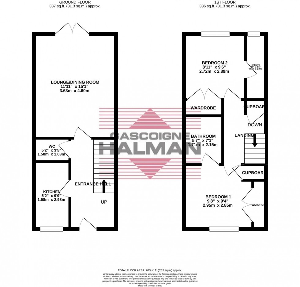 Floorplan for Waters Edge, Marple Bridge, SK6