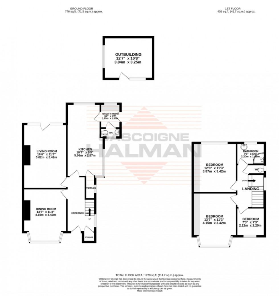Floorplan for Wilford Avenue, Sale, M33