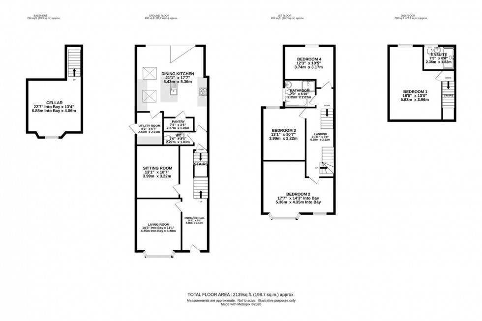 Floorplan for Beech Avenue, Manchester, M22