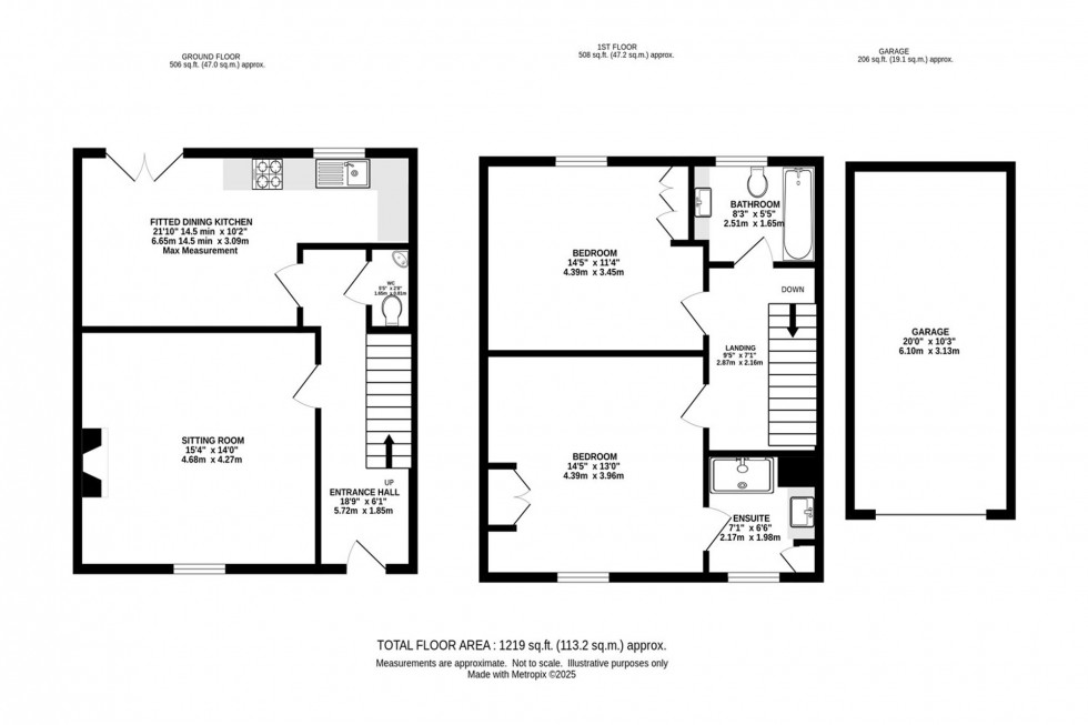 Floorplan for Wharf Road, Whaley Bridge, SK23