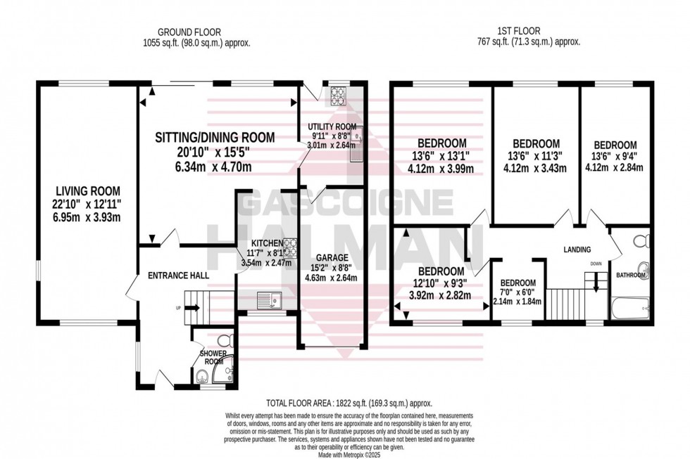 Floorplan for Highfield Road, Cheadle Hulme, SK8