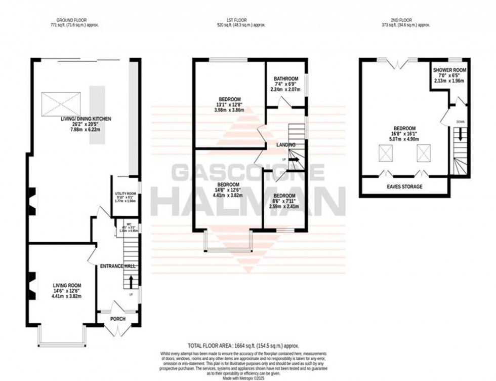 Floorplan for Kingston Drive, Sale, M33