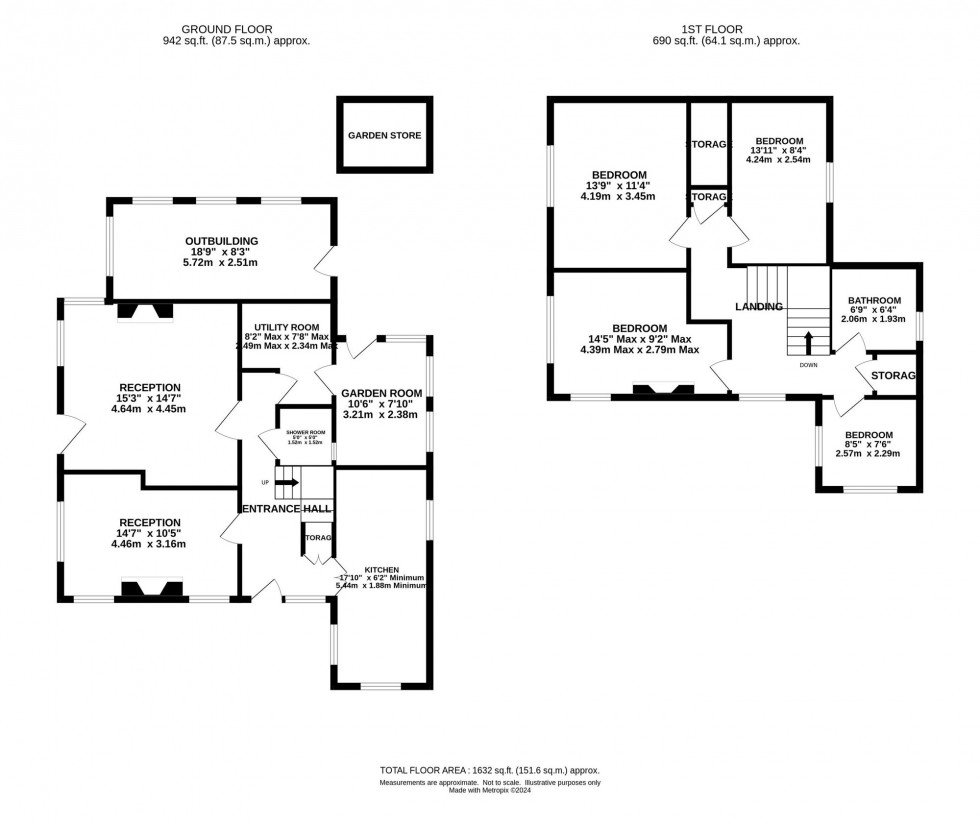 Floorplan for Glossop Road, Marple Bridge, SK6