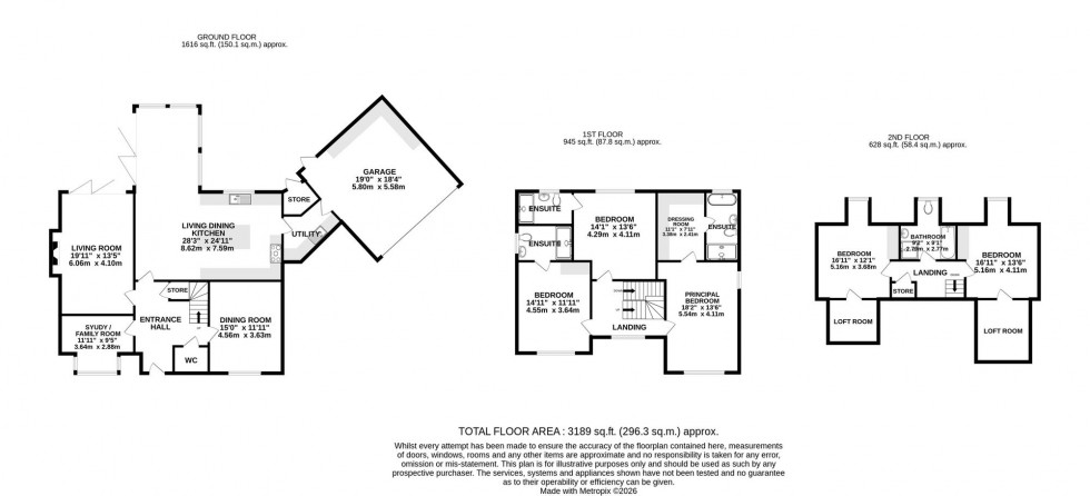 Floorplan for Robinson Close, Wilmslow, SK9