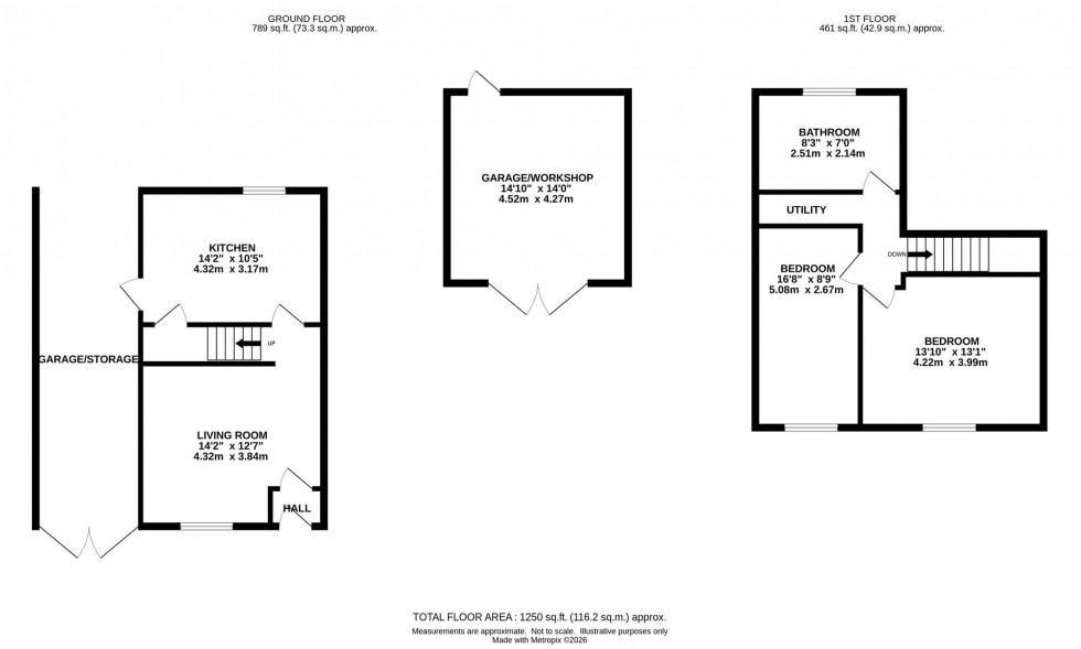 Floorplan for George Lane, Bredbury, SK6