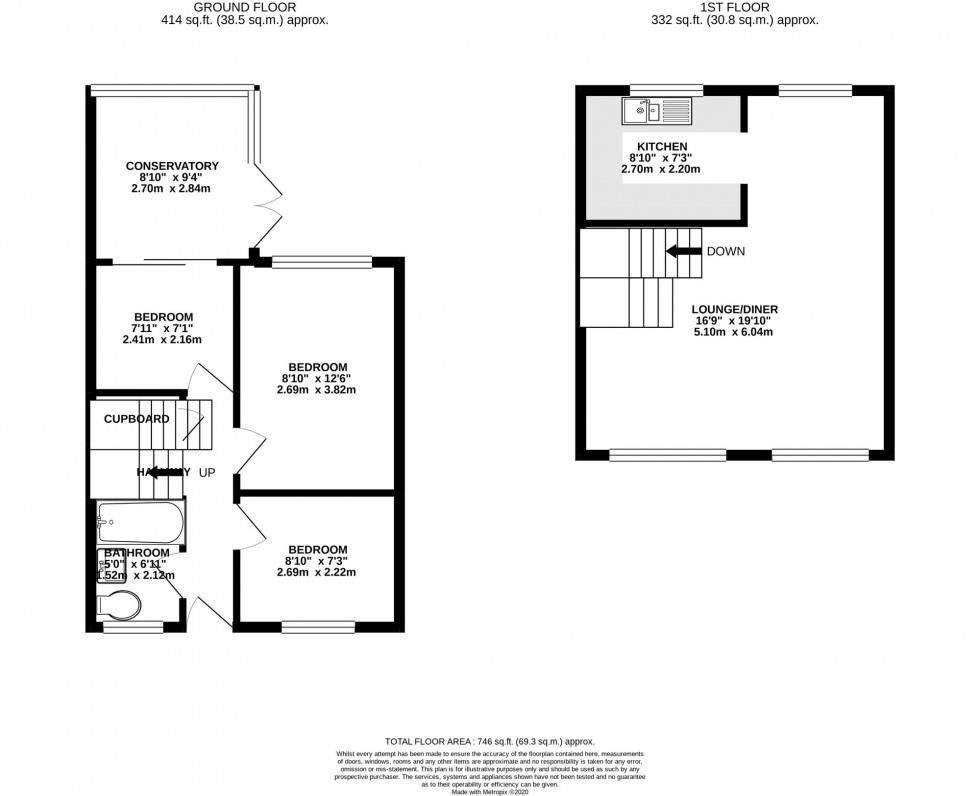 Floorplan for Chestnut Close, Wilmslow, SK9