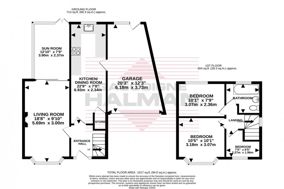 Floorplan for Norbreck Avenue, Cheadle, SK8