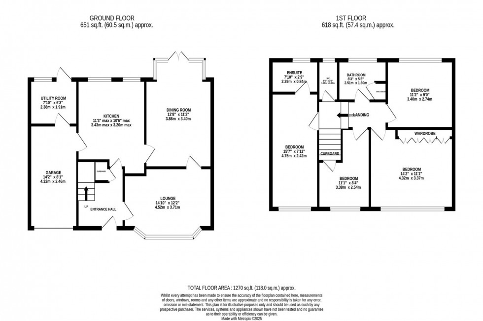 Floorplan for Windsor Close, Poynton, SK12