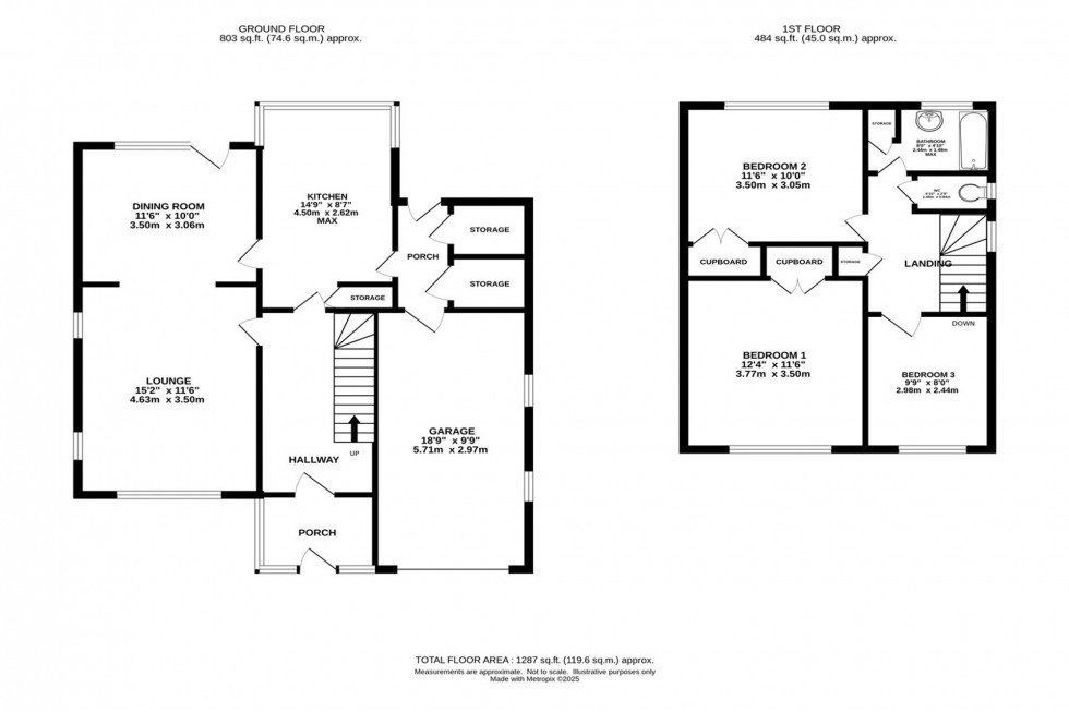 Floorplan for Buckingham Road West, Stockport, SK4