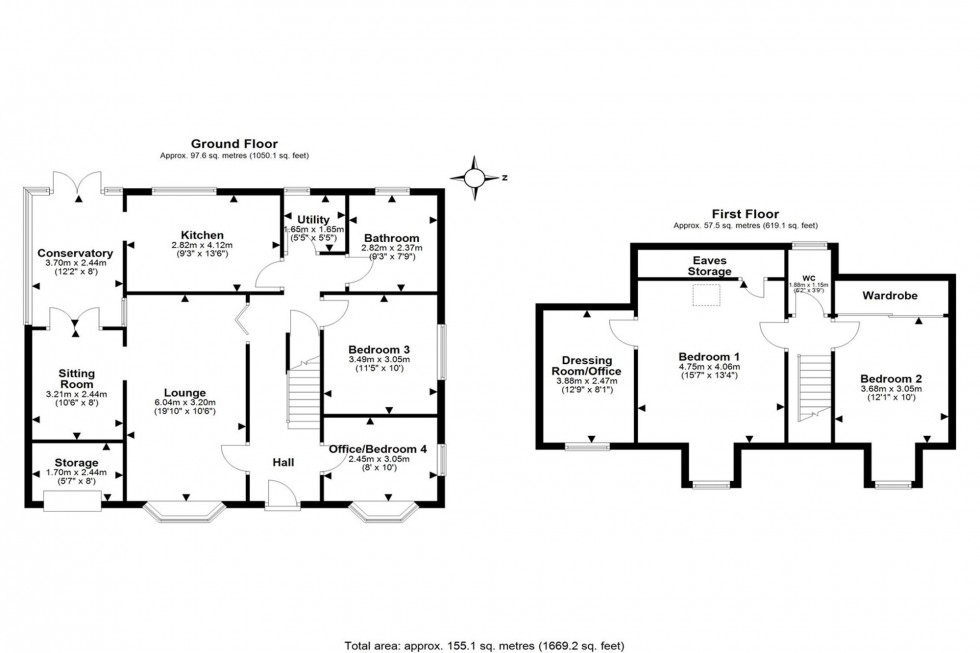 Floorplan for Windsor Drive, Helsby, WA6