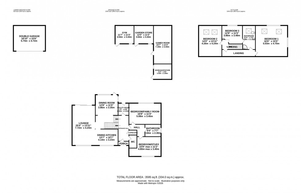Floorplan for Moor End Road, Mellor, SK6