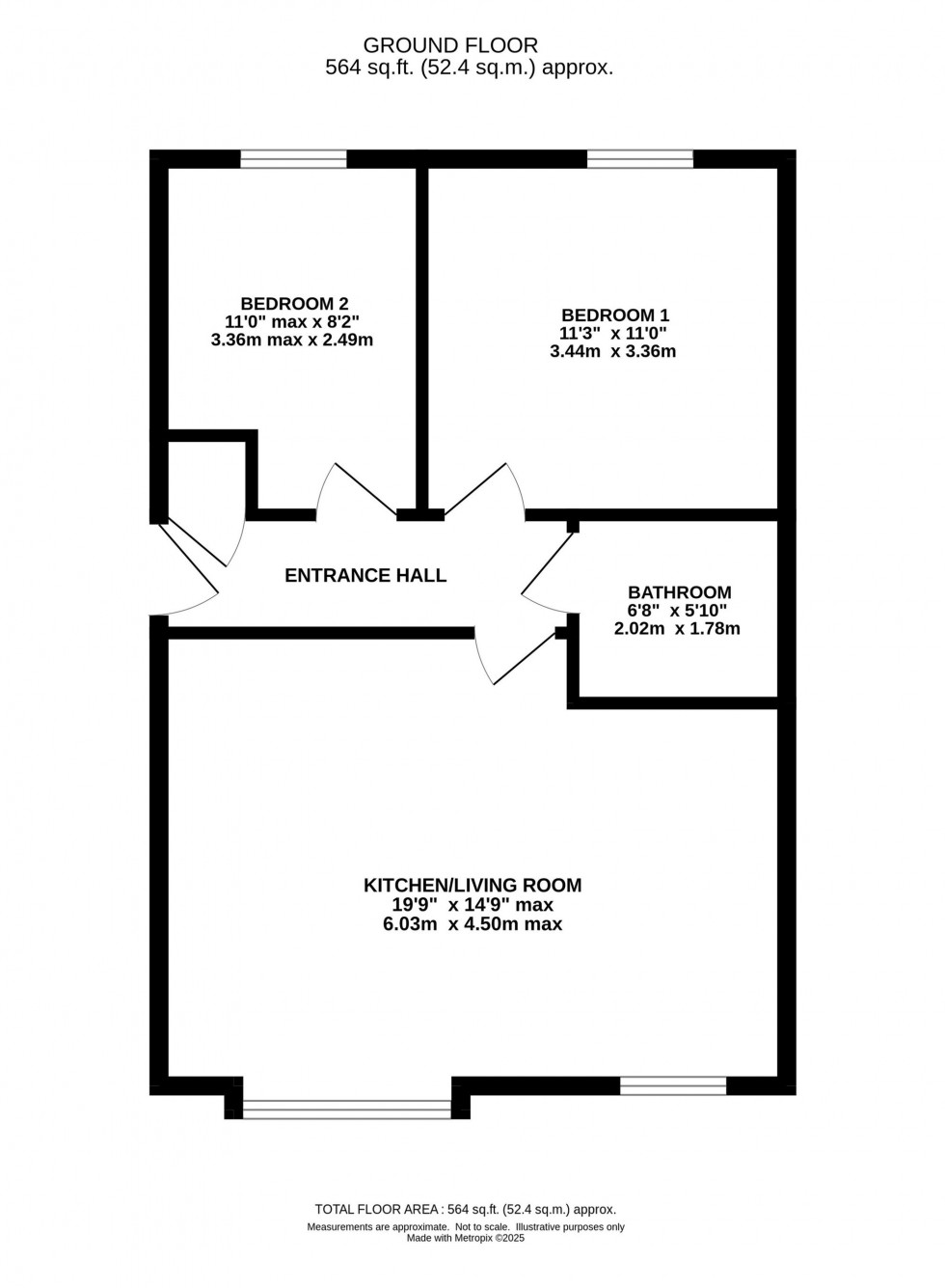 Floorplan for Bourchier Way, Warrington, WA4