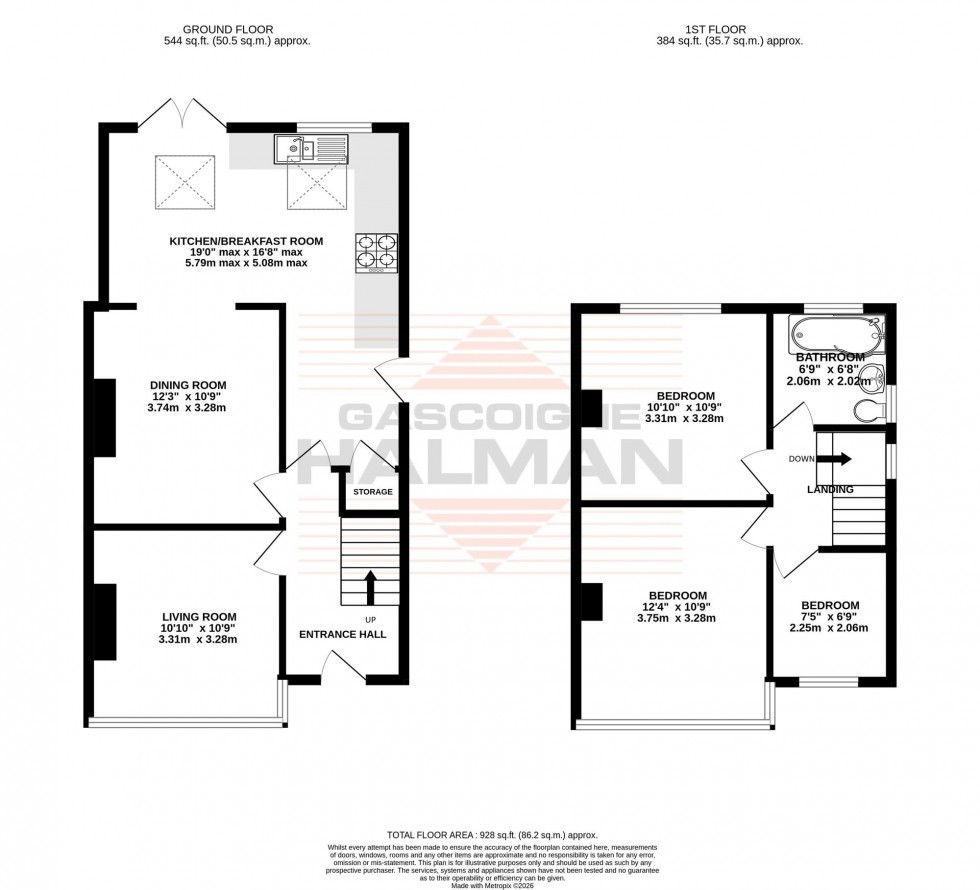 Floorplan for Carrington Lane, Sale, M33