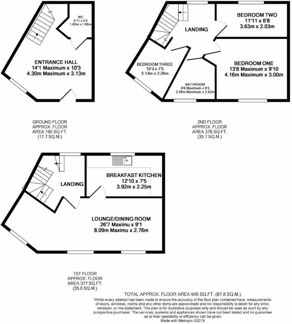 Floorplan for Hazelhurst Way, Tarporley, CW6