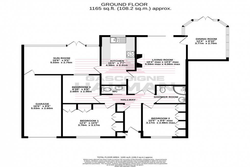 Floorplan for Bowmont Close, Cheadle Hulme, SK8