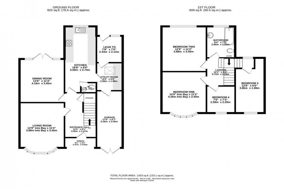 Floorplan for Mellington Avenue, Manchester, M20