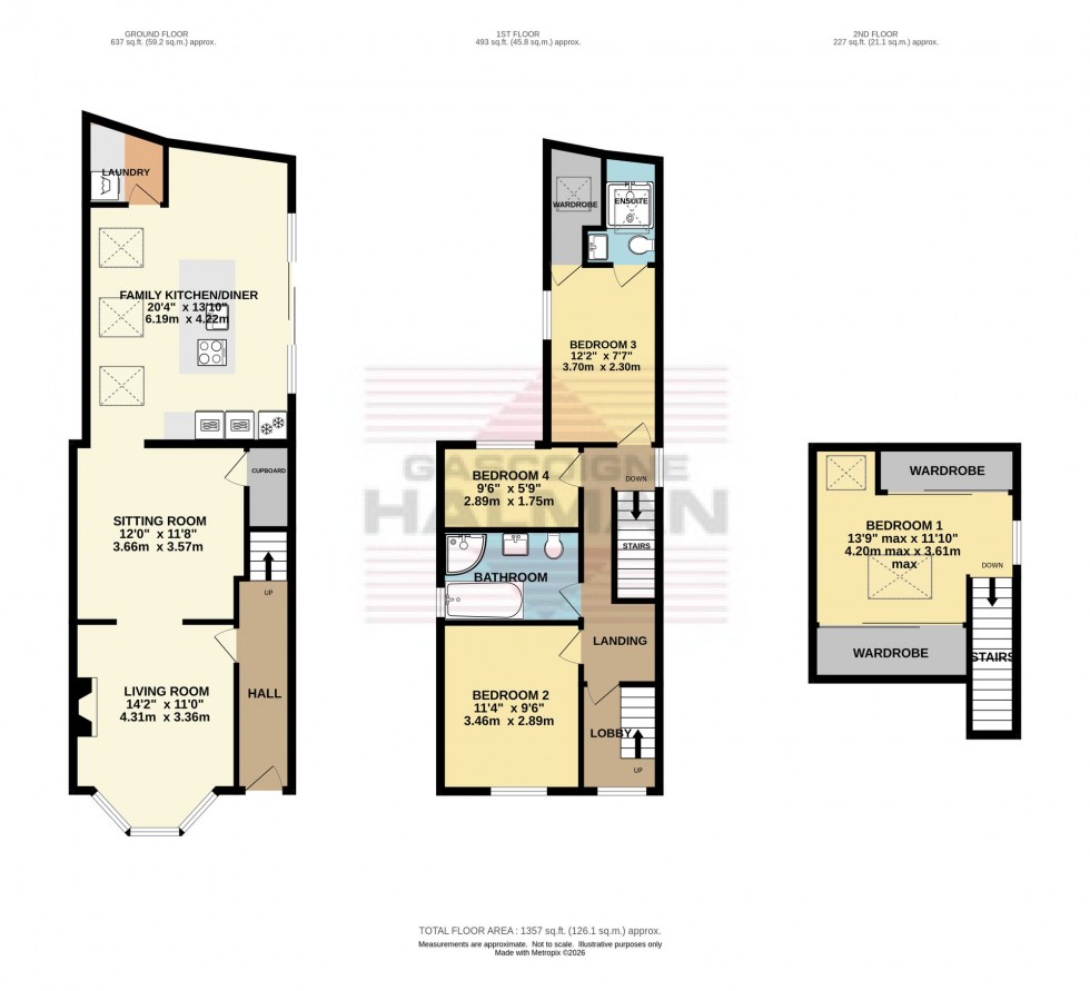 Floorplan for Slatelands Road, Glossop, SK13