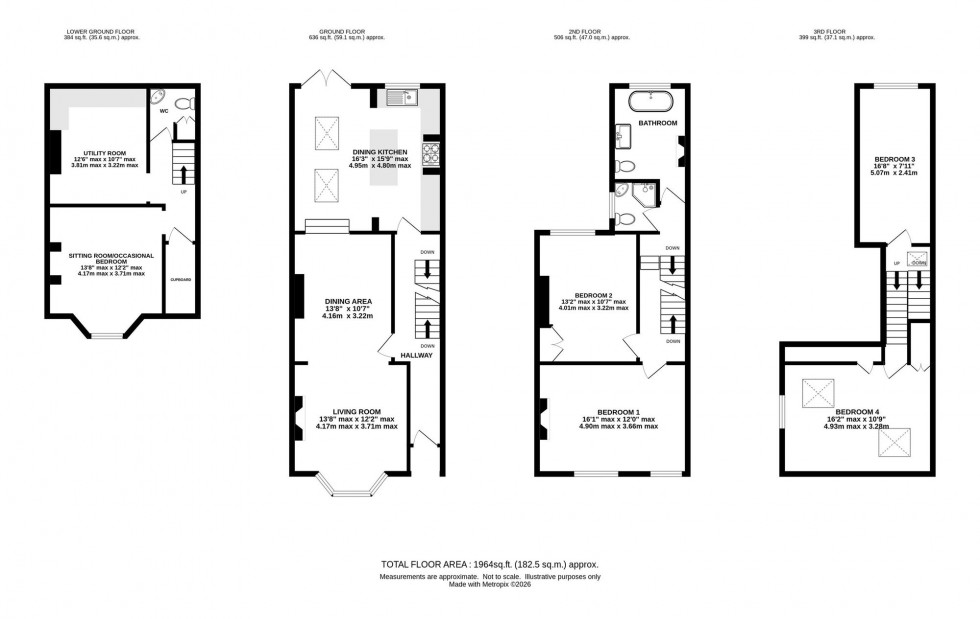 Floorplan for Bexton Road, Knutsford, WA16