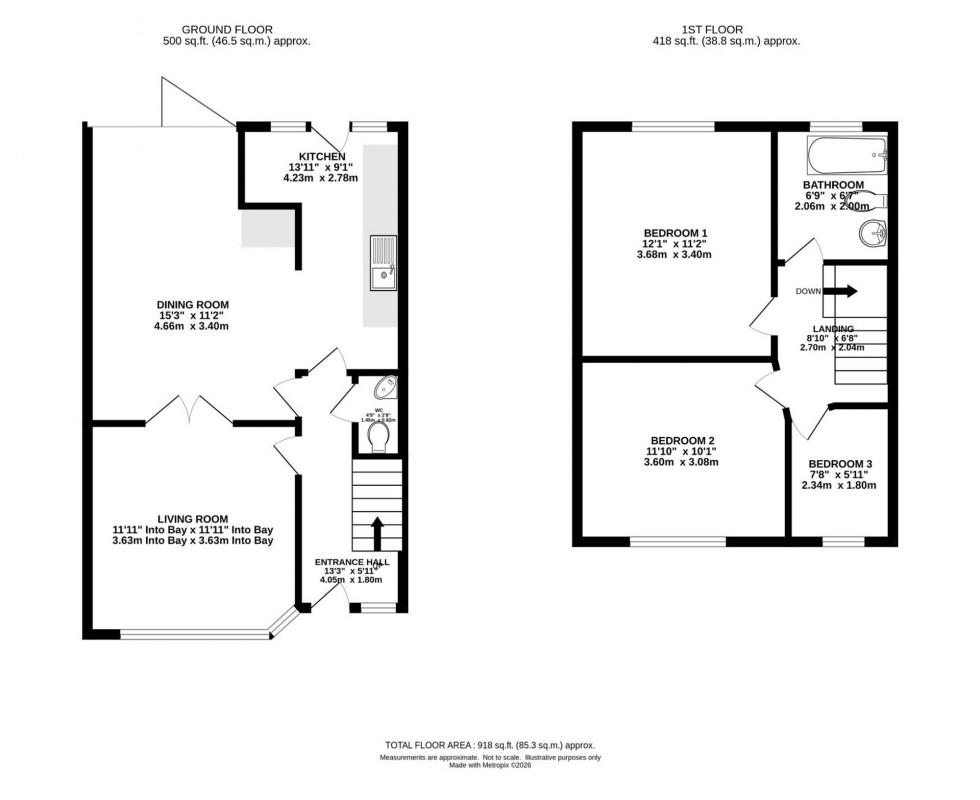 Floorplan for Baldock Road, Didsbury, M20