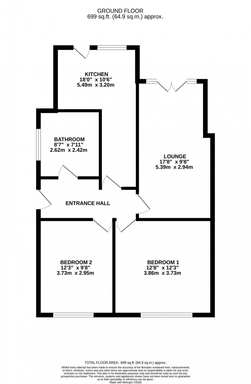 Floorplan for Shrigley Road South, Poynton, SK12